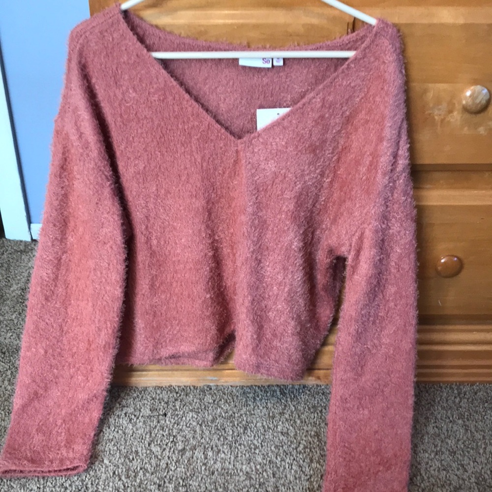 PINK FLUFFY LONG SLEEVE